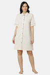 Triumph Cotton Loungewear Dress - Fresh Powder — thumbnail 5